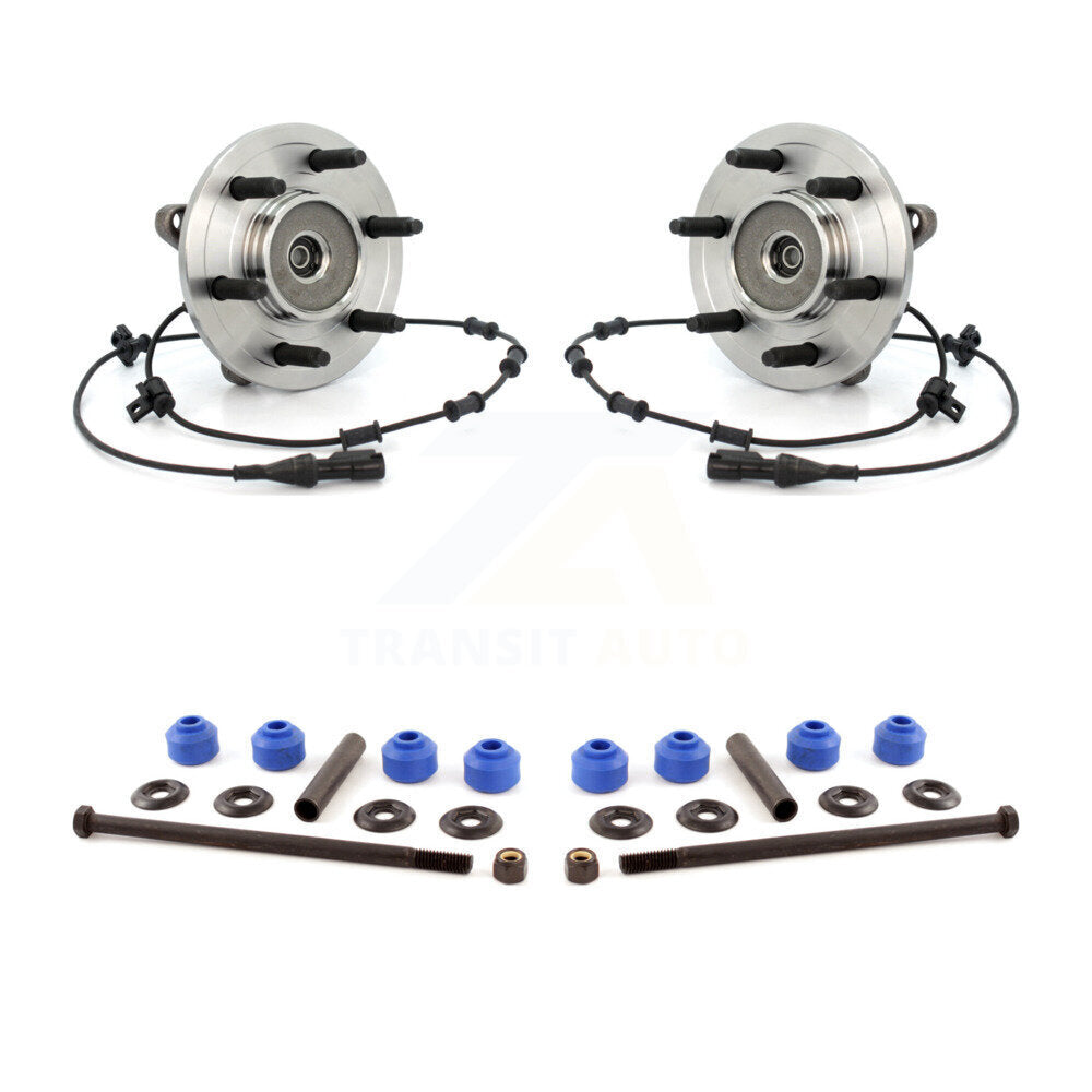Ensemble de roulement de moyeu avant et Kit de liaison pour Ford Expedition Lincoln Navigator
