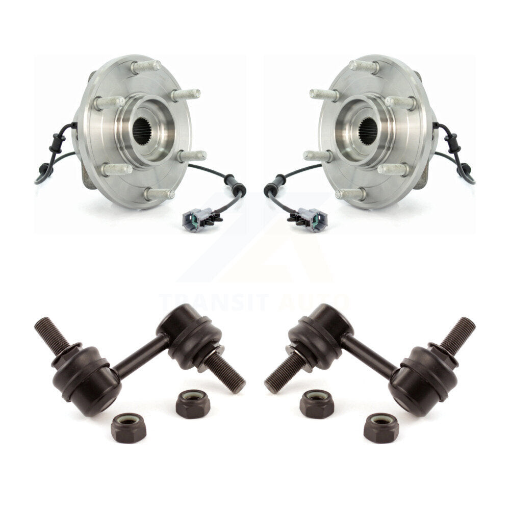 Ensemble de roulement de moyeu avant et Kit de liaison pour Nissan TITAN INFINITI QX56 Armada