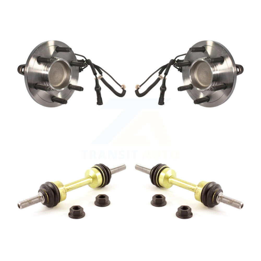Ensemble de roulement de moyeu avant et Kit de liaison pour Ford Expedition Lincoln Navigator RWD
