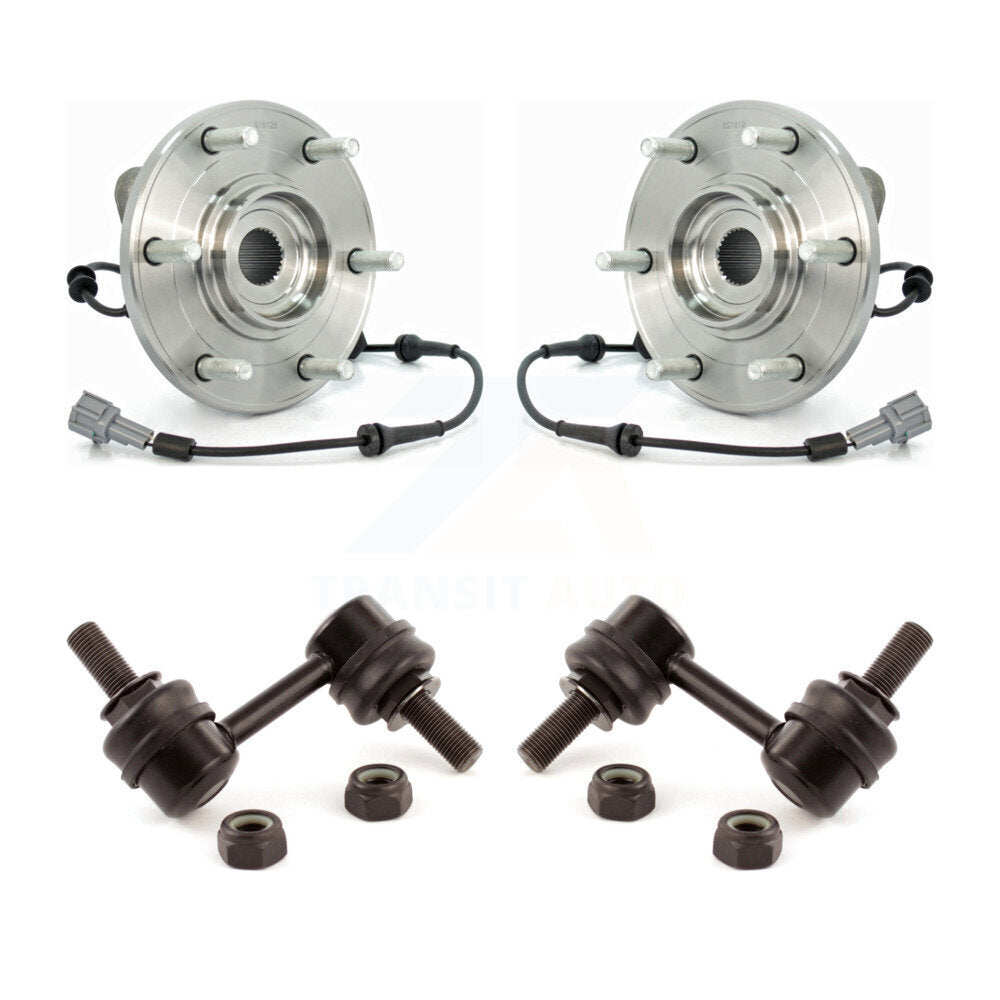 Ensemble de roulement de moyeu avant et Kit de liaison pour Nissan TITAN Armada INFINITI QX56