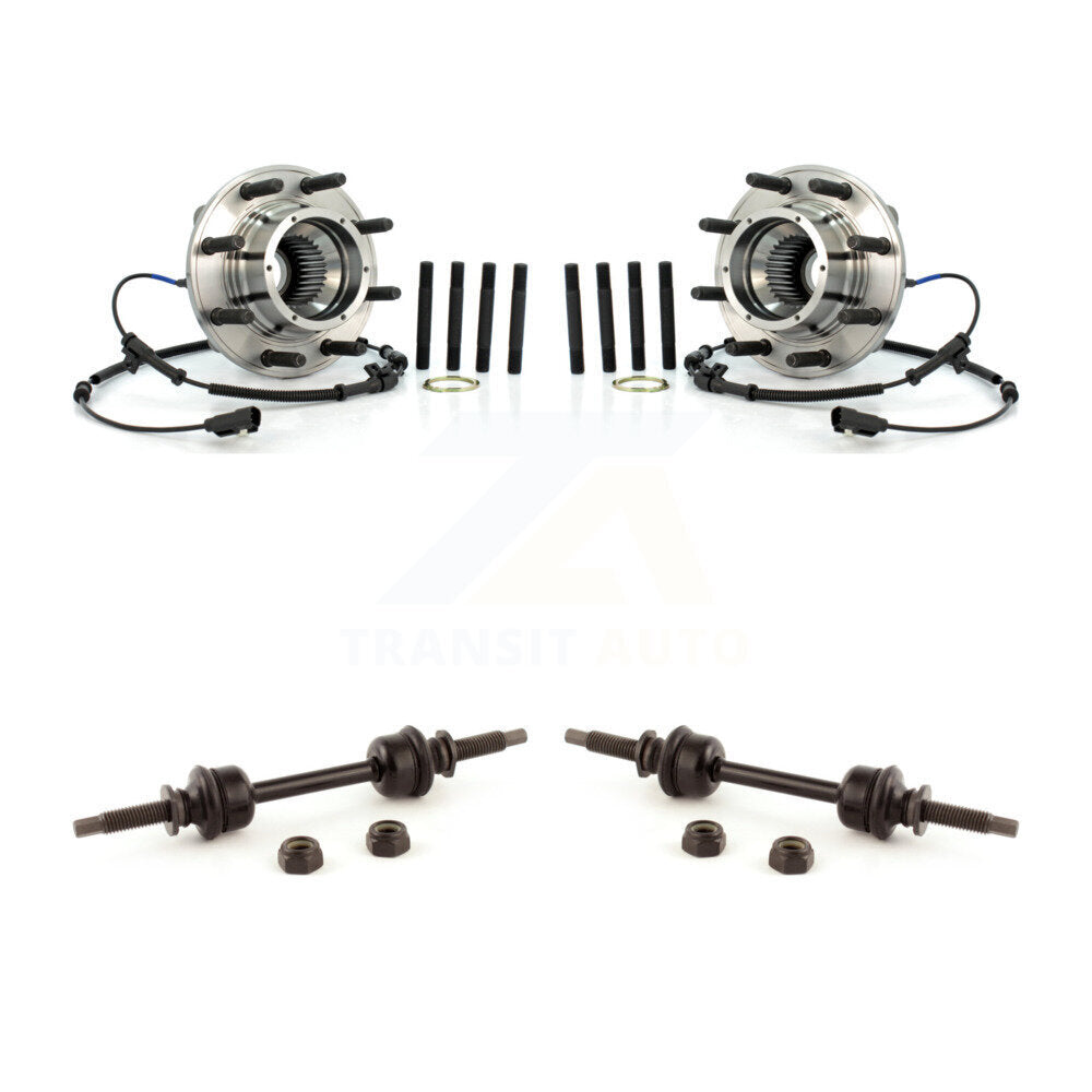 Ensemble de roulement de moyeu avant et Kit de liaison pour Ford F-350 Super Duty F-250 4WD