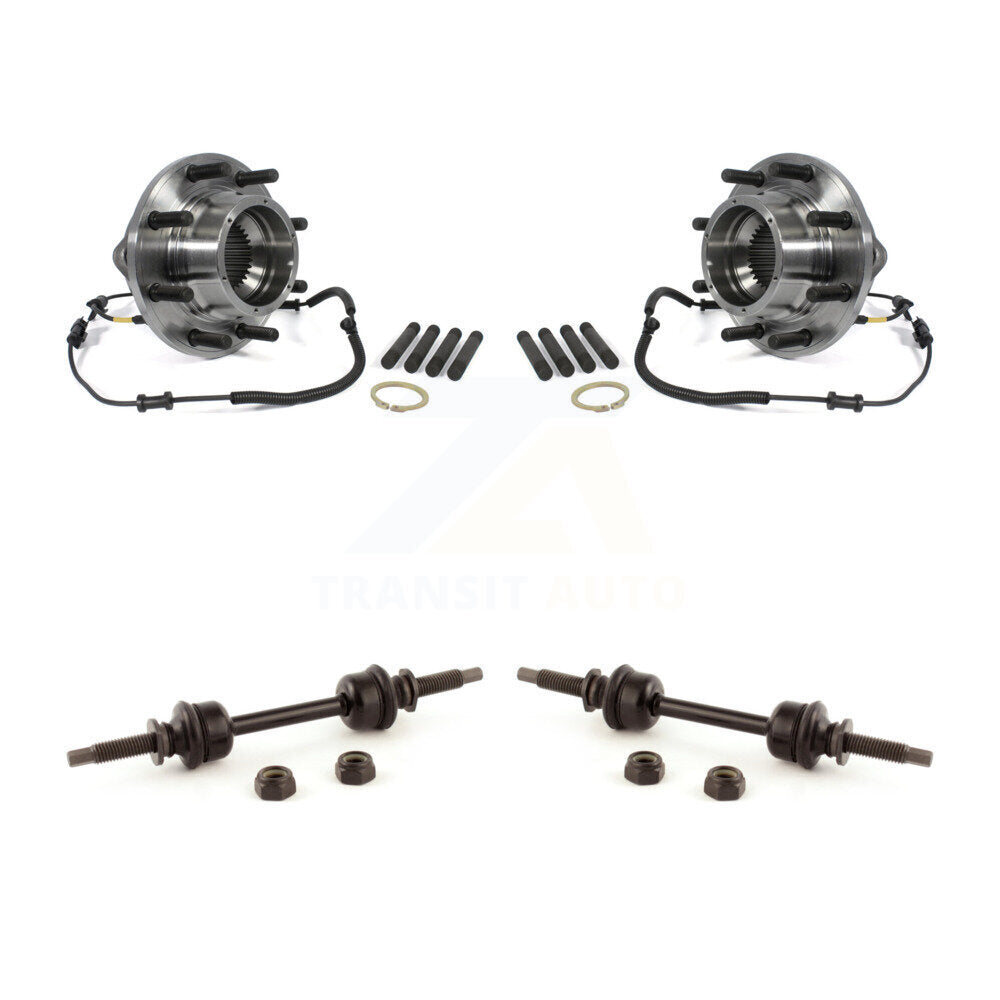 Ensemble de roulement de moyeu avant et Kit de liaison pour Ford F-350 Super Duty 4WD 2011 – 2016