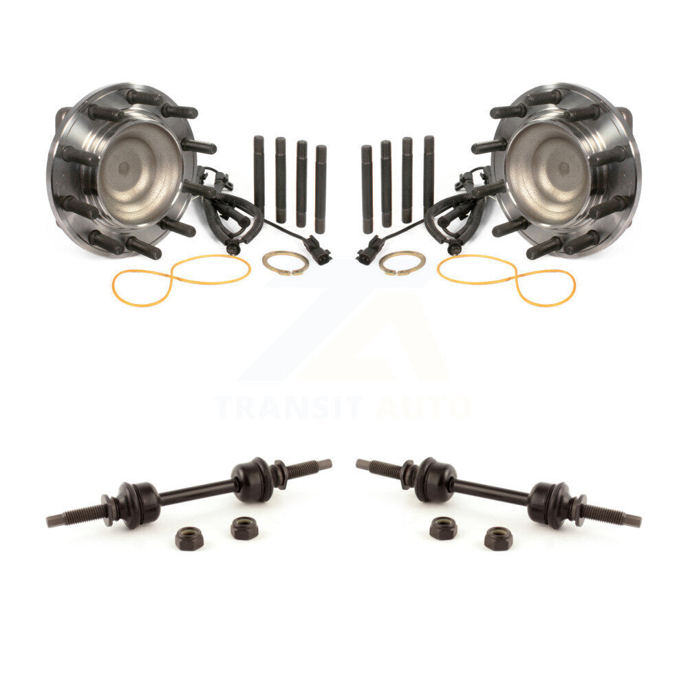 Ensemble de roulement de moyeu avant et Kit de liaison pour Ford F-450 Super Duty F-550 4X2