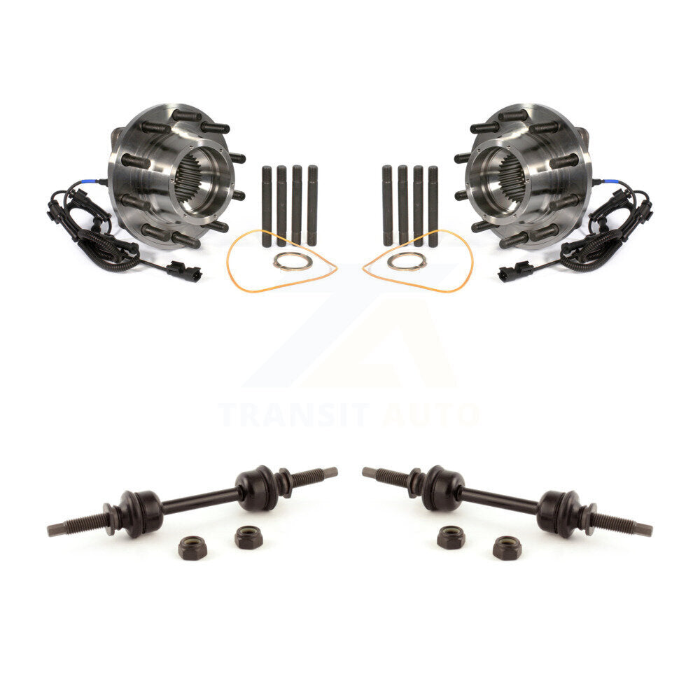 Ensemble de roulement de moyeu avant et Kit de liaison pour Ford F-450 Super Duty F-550 4 X