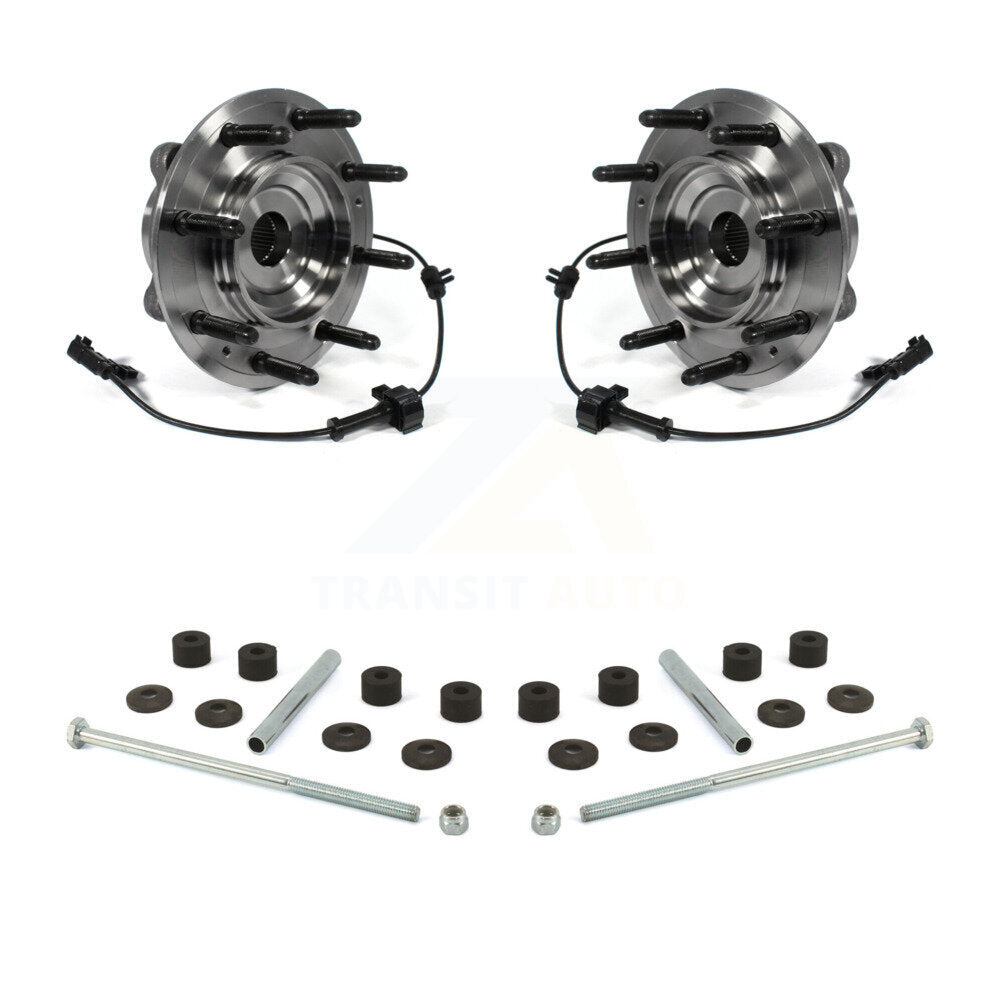 Ensemble de roulement de moyeu avant et Kit de liaison pour GMC Chevrolet Sierra 2500 HD Silverad