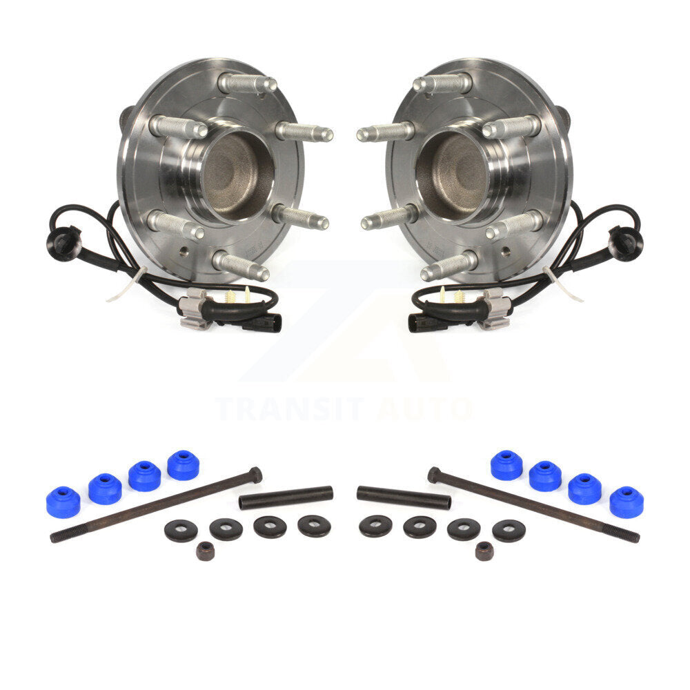 Ensemble de roulement de moyeu avant et Kit de liaison pour GMC Chevrolet Sierra 1500 Silverado X