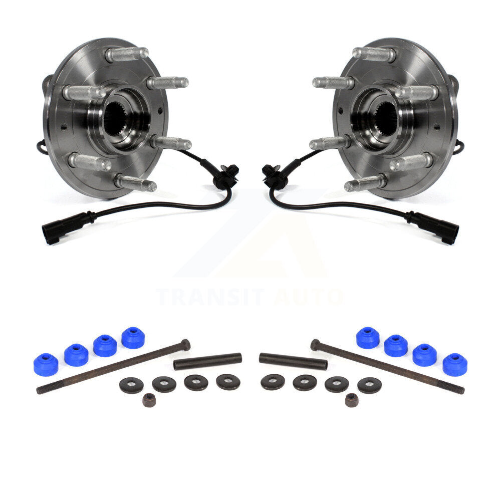 Ensemble de roulement de moyeu avant et Kit de liaison pour GMC Chevrolet Sierra 1500 Silverado X