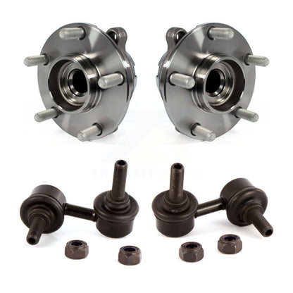 Ensemble de roulement de moyeu avant et Kit de liaison pour INFINITI Q50 Q60 RWD avec 2,0 l