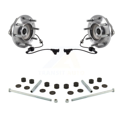 Ensemble de roulement de moyeu avant et Kit de liaison pour GMC Sierra 3500 HD Chevrolet Silverad