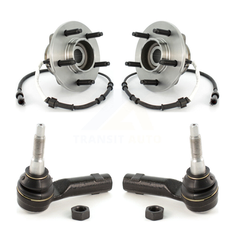 Kit de roulement de roue avant et d'extrémité de biellette de direction pour Ford F-150 4WD 2004 avec 4 roues AB