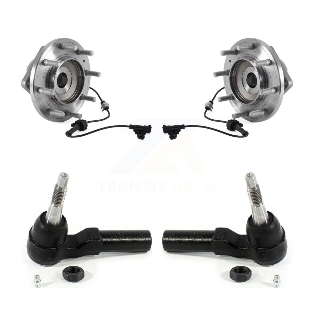 Kit de roulement de roue avant et d'extrémité de biellette de direction pour GMC Sierra 3500 HD Chevrolet Silverad