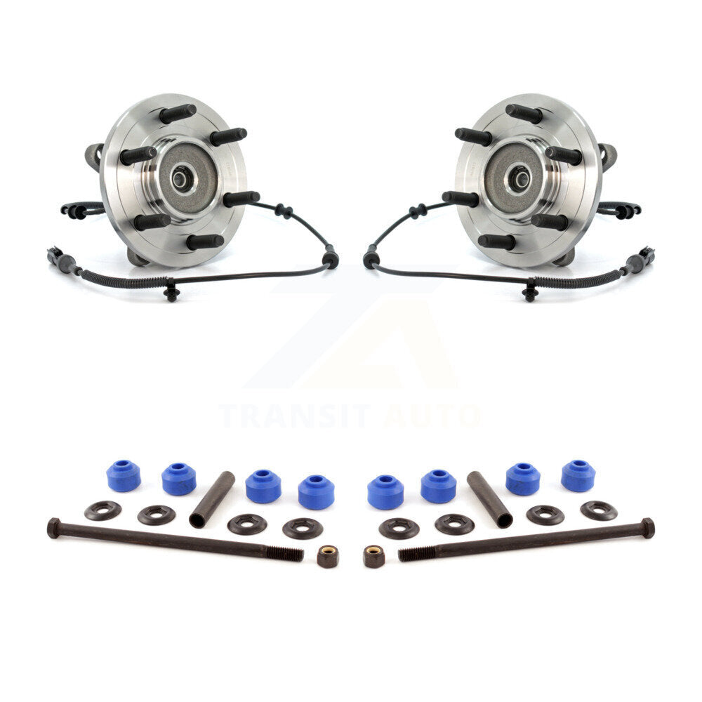 Kit de liaison d'assemblage de roulement de moyeu avant, pour Ford F-150 Heritage 04, avec roue à 6 écrous