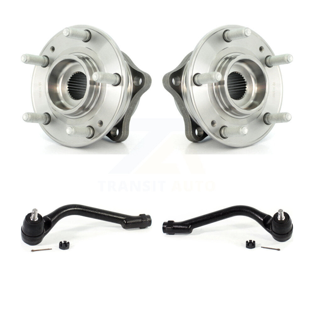 Kit de roulement de roue avant et d'extrémité de biellette de direction, pour Hyundai Santa Fe Sport Kia Sorento