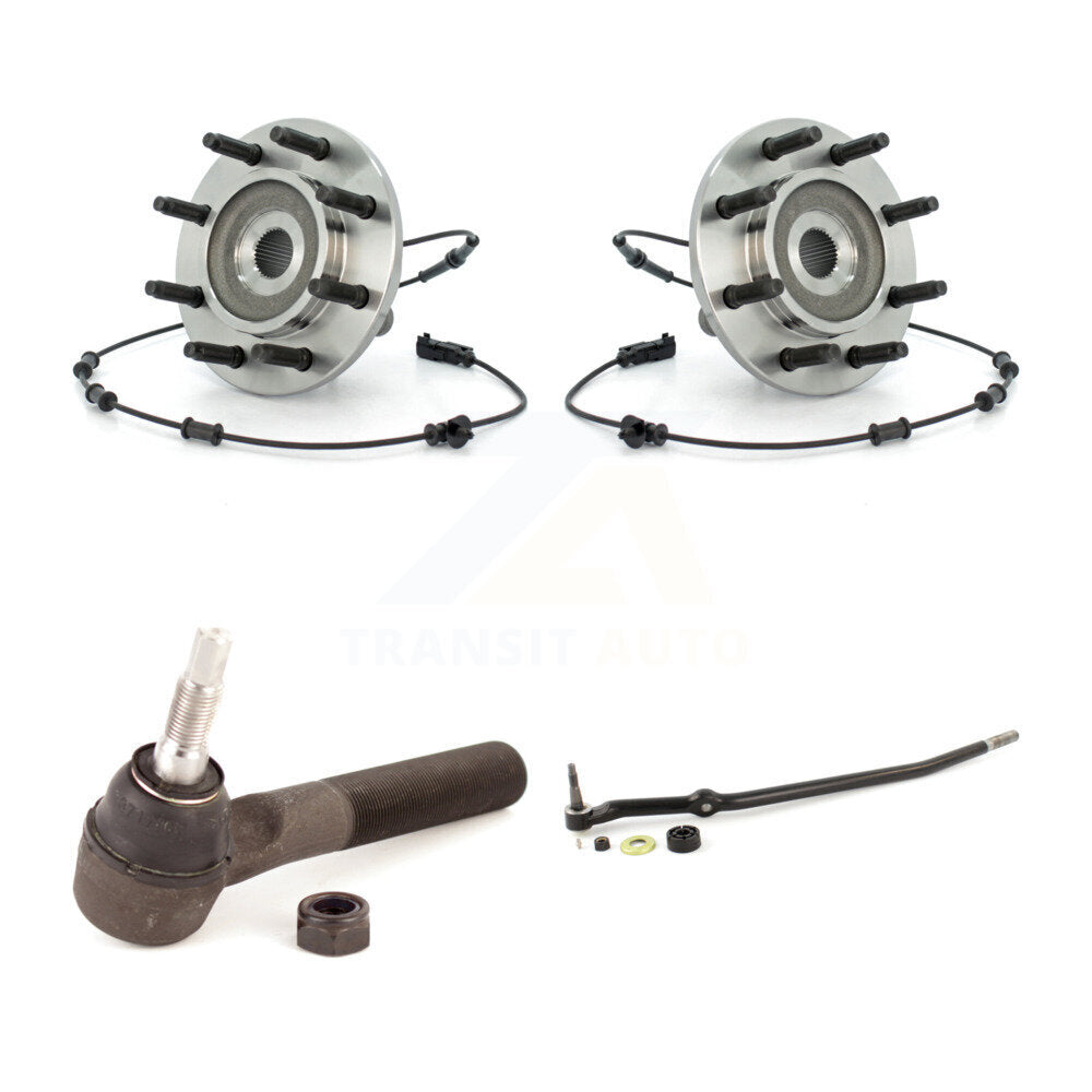 Kit de roulement de roue avant et d'extrémité de biellette de direction pour Dodge Ram 1500 4WD 2006-2007