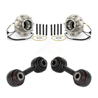 Ensemble de roulement de moyeu avant et Kit de liaison pour Ford F-350 Super Duty F-250 4WD