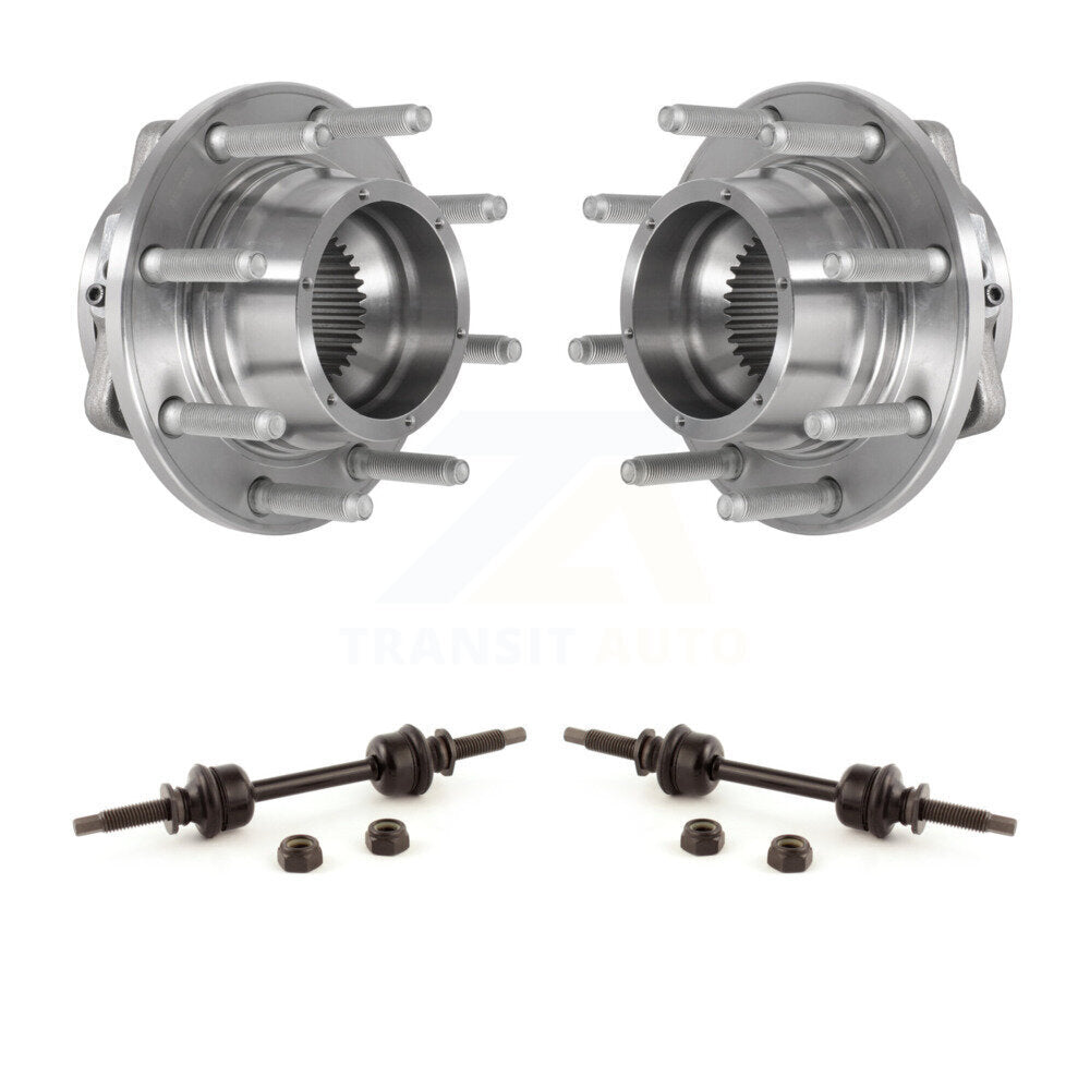 Ensemble de roulement de moyeu avant et Kit de liaison pour Ford F-350 Super Duty F-250 4WD