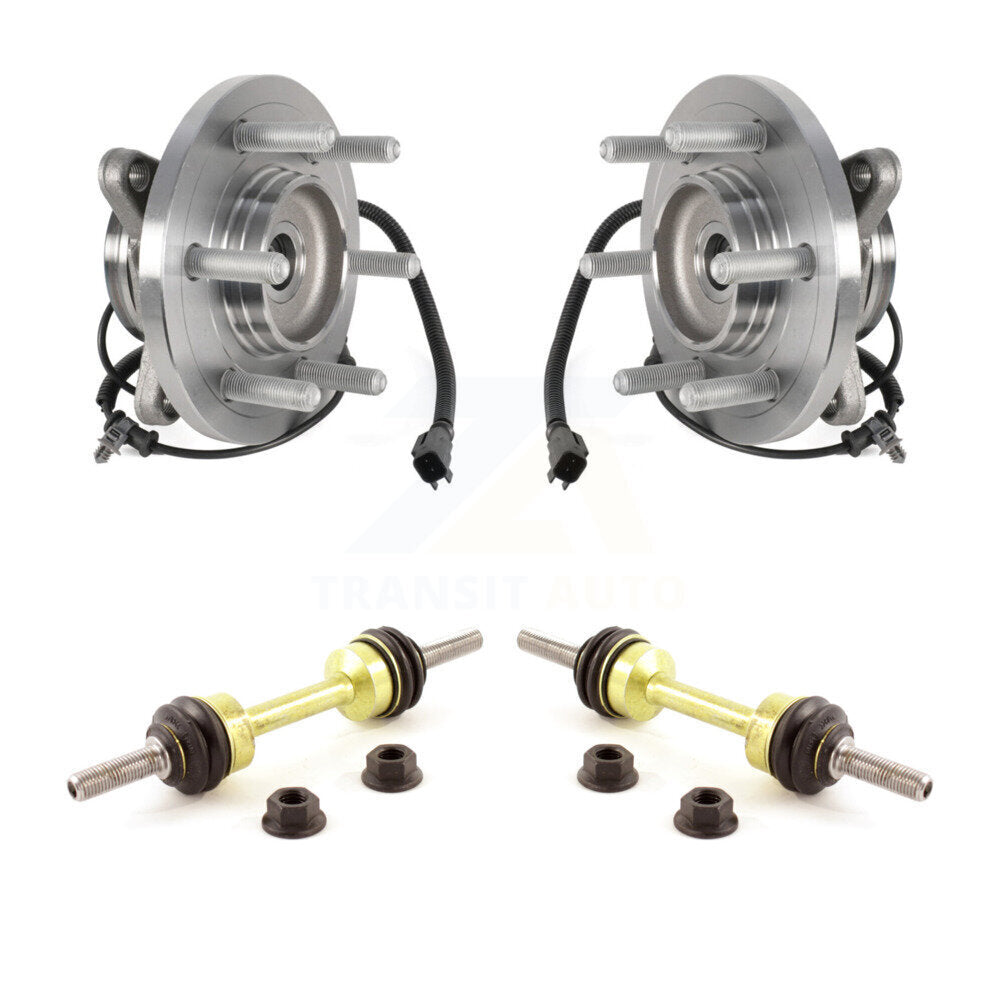 Ensemble de roulement de moyeu avant et Kit de liaison pour Ford Expedition Lincoln Navigator 4WD