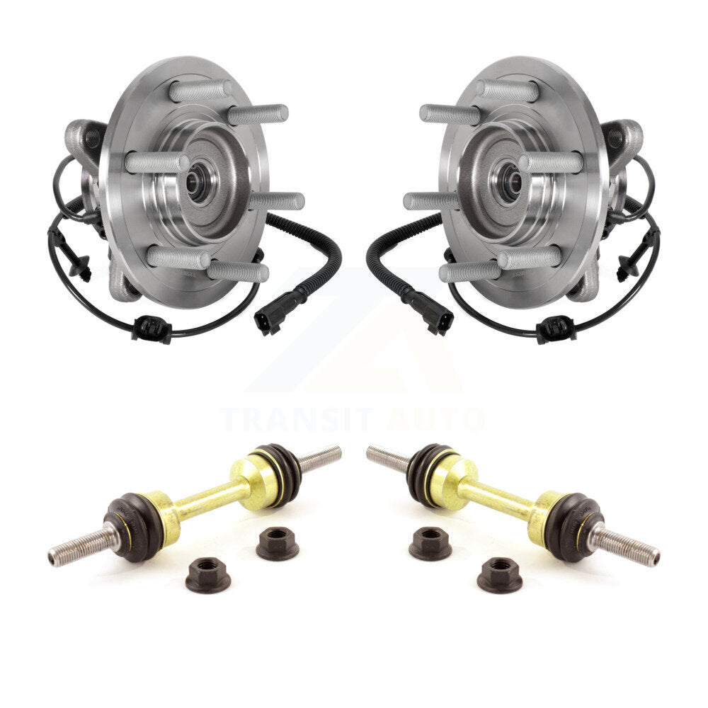 Ensemble de roulement de moyeu avant et Kit de liaison pour Ford Expedition Lincoln Navigator 4WD