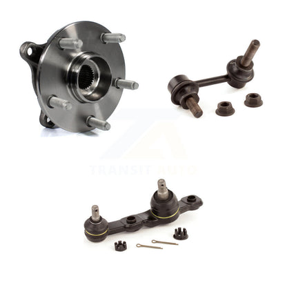 Kit de roulement de moyeu avant droit, rotule inférieure et barre stabilisatrice pour Lexus RC350 AW