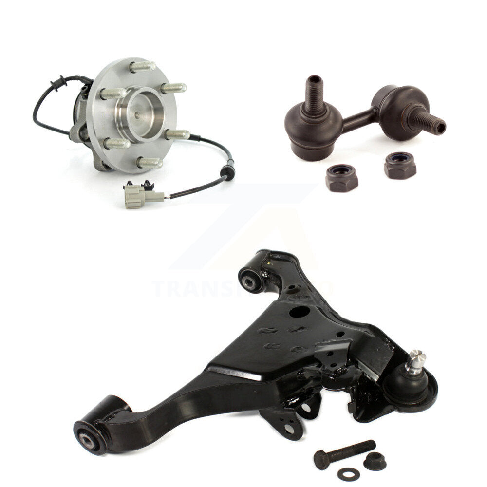 Kit de bras de commande inférieur et de liaison, roulement avant droit, pour Nissan Frontier Pathfinder