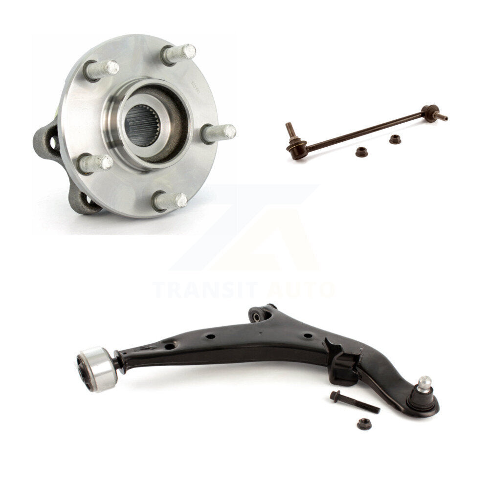 Kit de bras de commande et de liaison inférieurs, roulement de moyeu avant droit, pour Nissan Quest 2004 – 2009