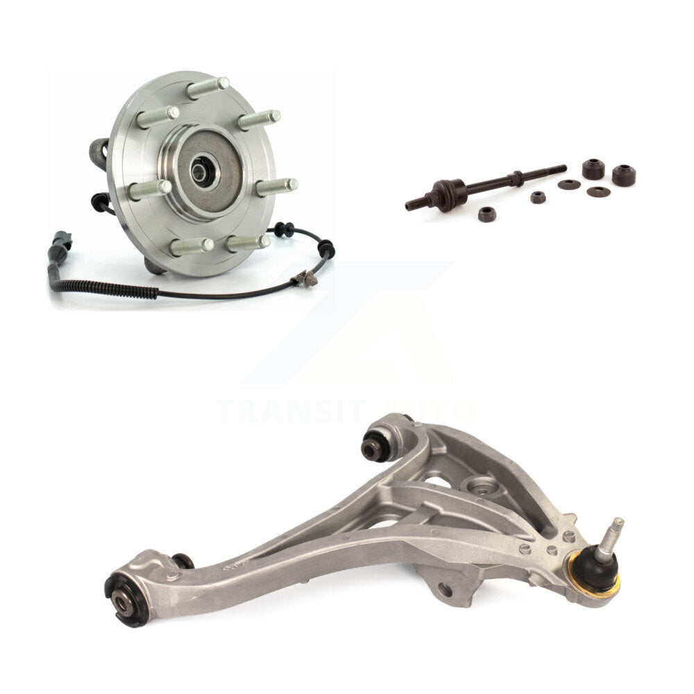 Kit de bras de commande inférieur et de liaison, roulement avant droit, pour Ford F-150 Lincoln Mark LT