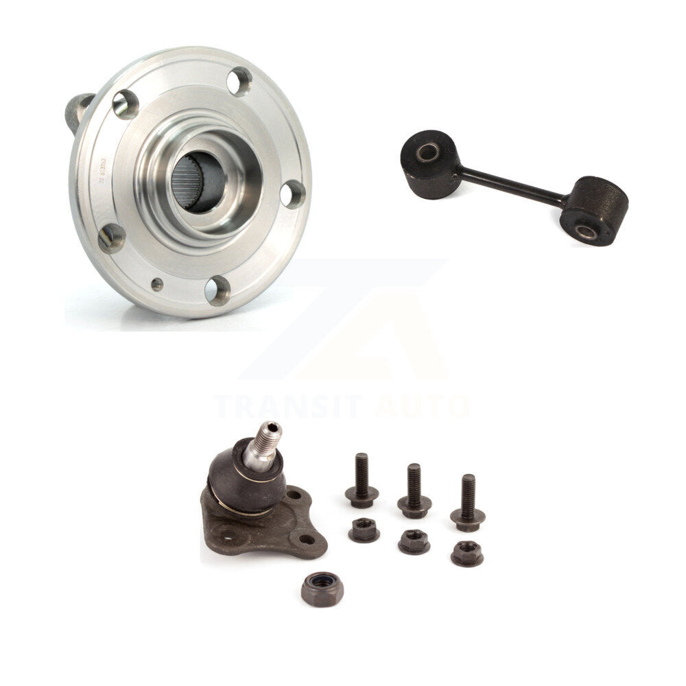 Kit de liaison de barre stabilisatrice, roulement avant gauche, Joint à rotule inférieur, pour Volkswagen Jetta City