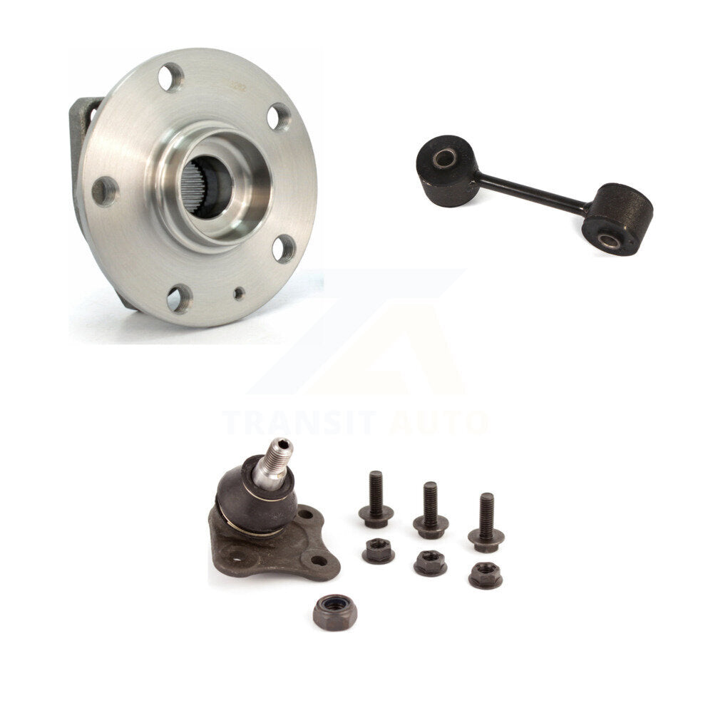 Kit de rotule inférieure et de barre stabilisatrice, roulement avant gauche, pour Volkswagen Golf Cit