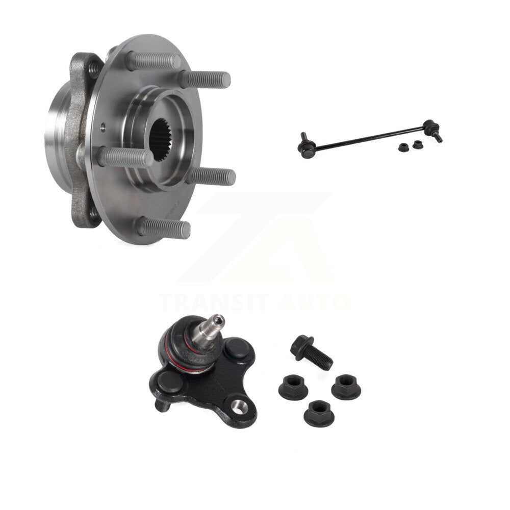 Kit de rotule inférieure et de liaison, roulement avant gauche, pour Hyundai Elantra Kia Forte GT