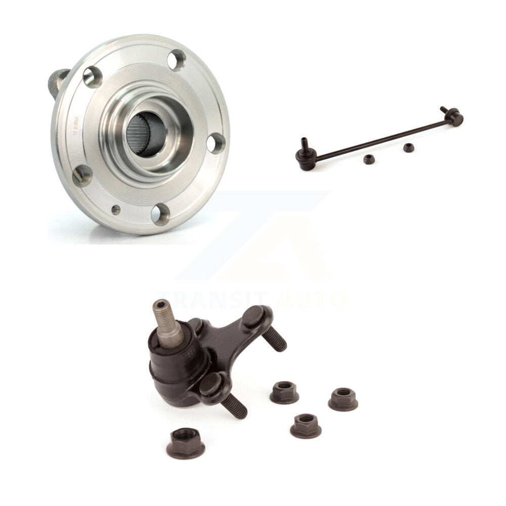 Kit de rotule inférieure et de barre stabilisatrice, roulement avant gauche, pour Volkswagen Passat C