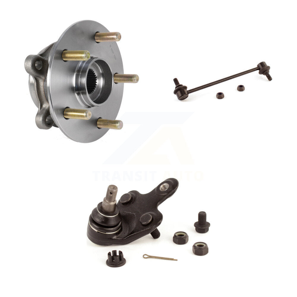 Roulement de moyeu avant gauche, Kit de rotule inférieure et de liaison pour Lexus RX350 RX450h RX350