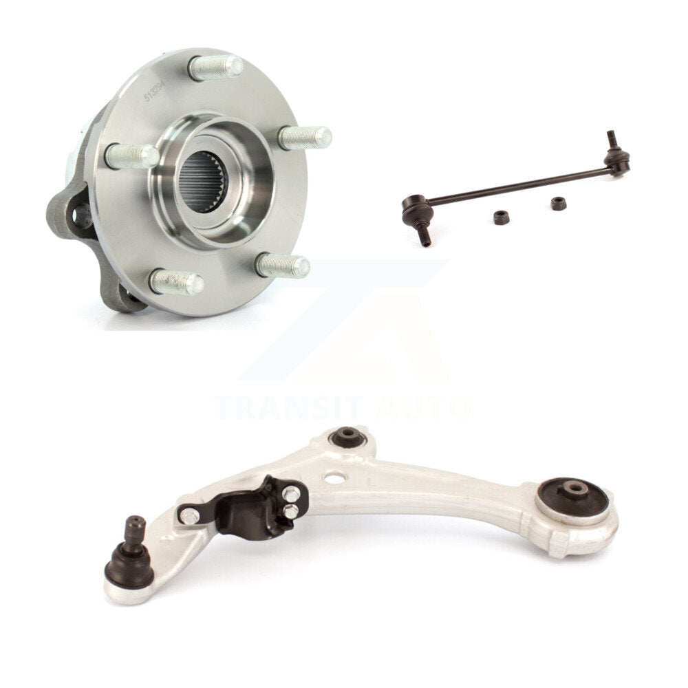 Kit de bras de commande et de liaison inférieurs, roulement avant gauche, pour Nissan Altima 2.5 2007 – 2012
