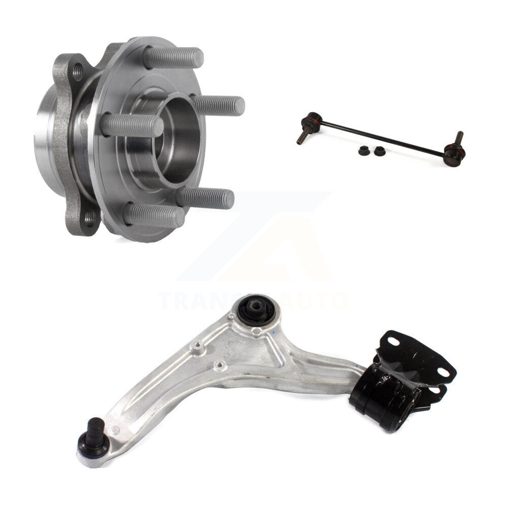Kit de bras de commande et de liaison inférieurs, roulement de moyeu avant gauche, pour Ford Fusion Lincoln MKZ