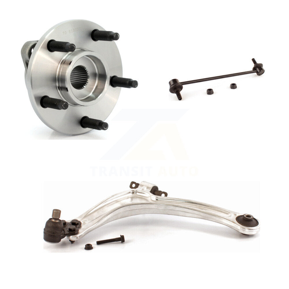 Kit de bras de commande et de liaison inférieurs, roulement avant gauche, pour Chevrolet HHR 06-07, sans ABS