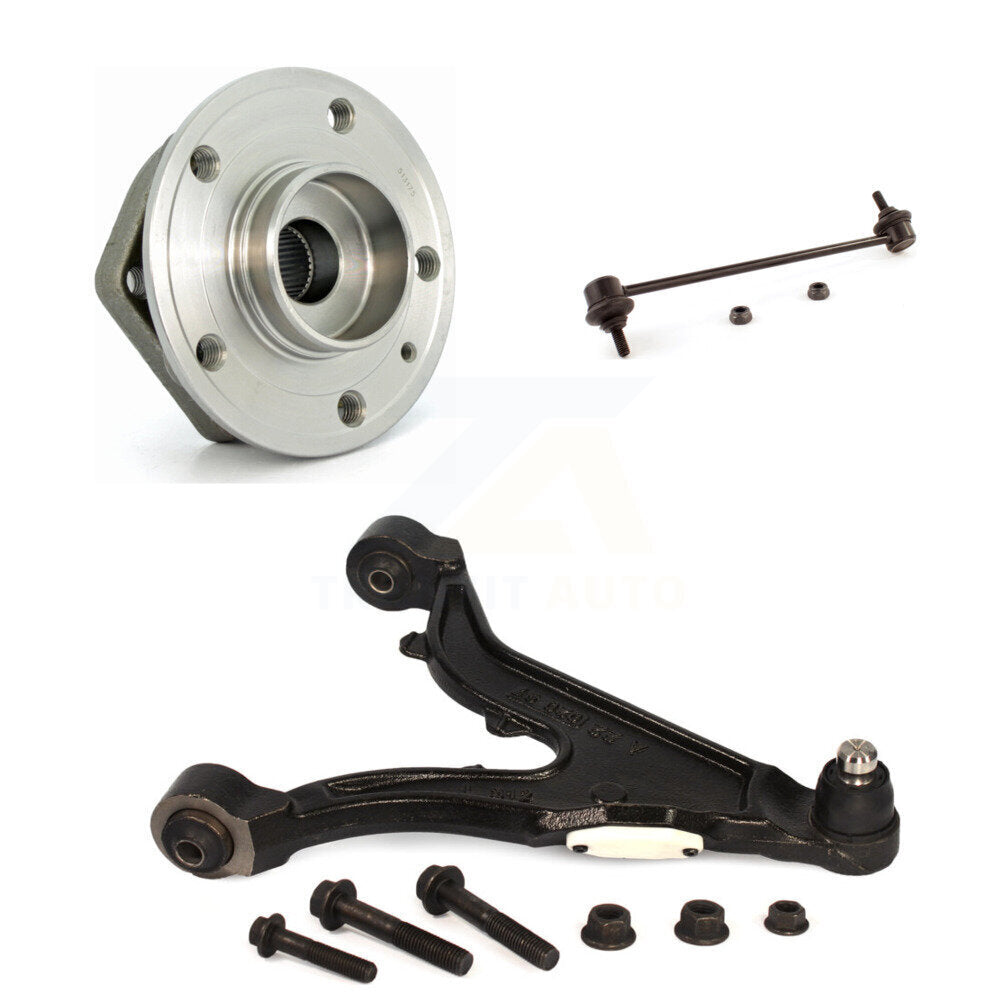 Kit de bras de commande et de liaison inférieur, roulement de moyeu avant gauche, pour Volvo S70 V70 1999 – 2000