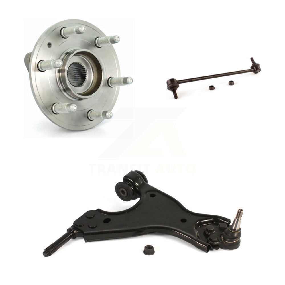 Kit de bras de commande et de liaison inférieurs, roulement de moyeu avant gauche, pour GMC Acadia Buick Enclav