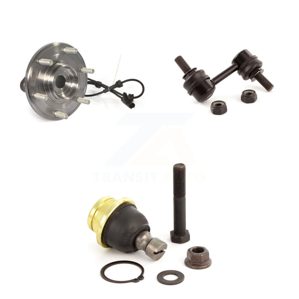 Kit de joints à rotule inférieurs et de barres stabilisatrices, roulement de moyeu avant, pour Nissan TITAN Armad