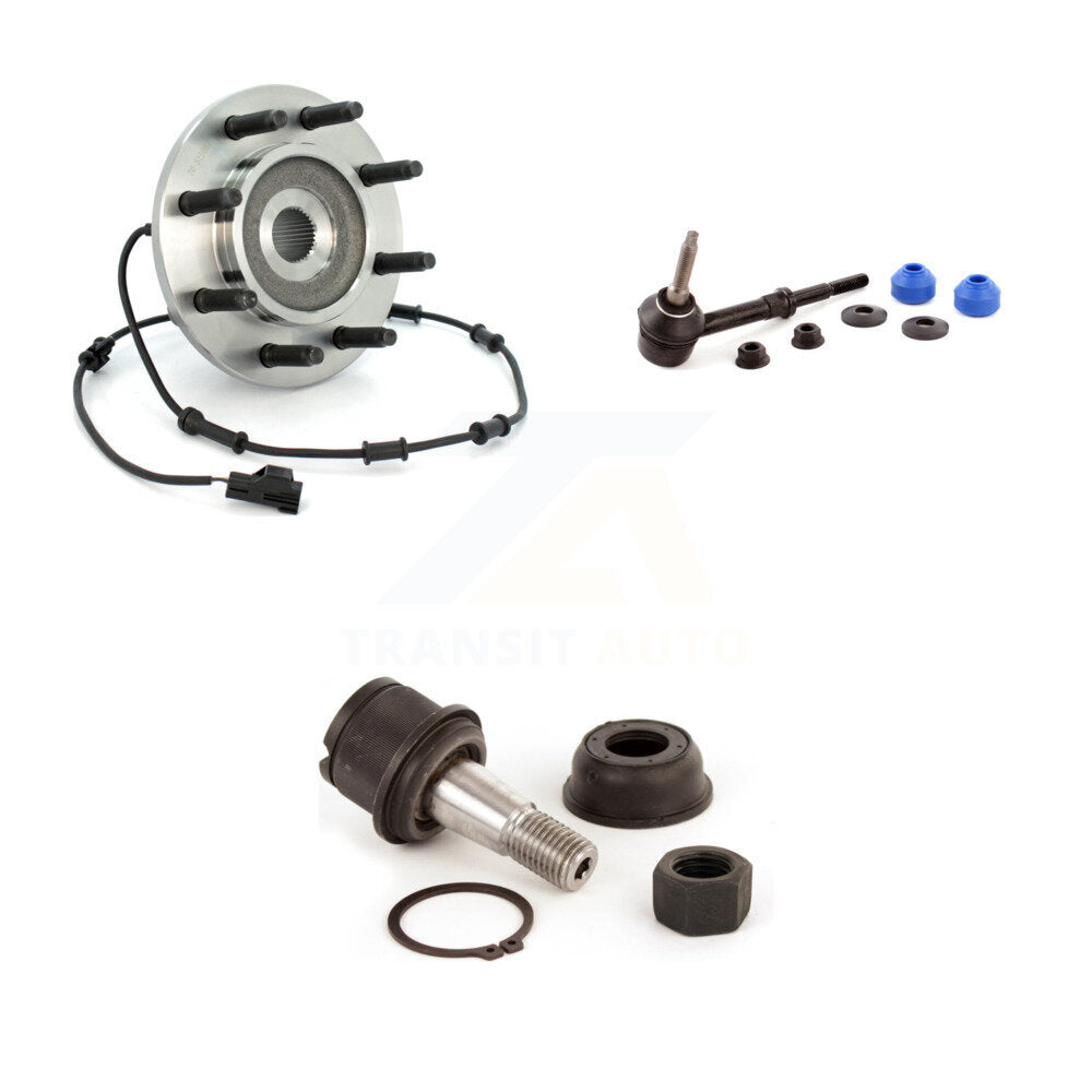 Kit de liaison de barre stabilisatrice, roulement de moyeu avant, Joint à rotule inférieur, pour Dodge Ram 2500 3500 4W