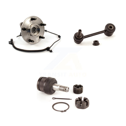 Kit de liaison de barre stabilisatrice, roulement de moyeu avant, Joint à rotule inférieur, pour Jeep Wrangle 2007 – 2010