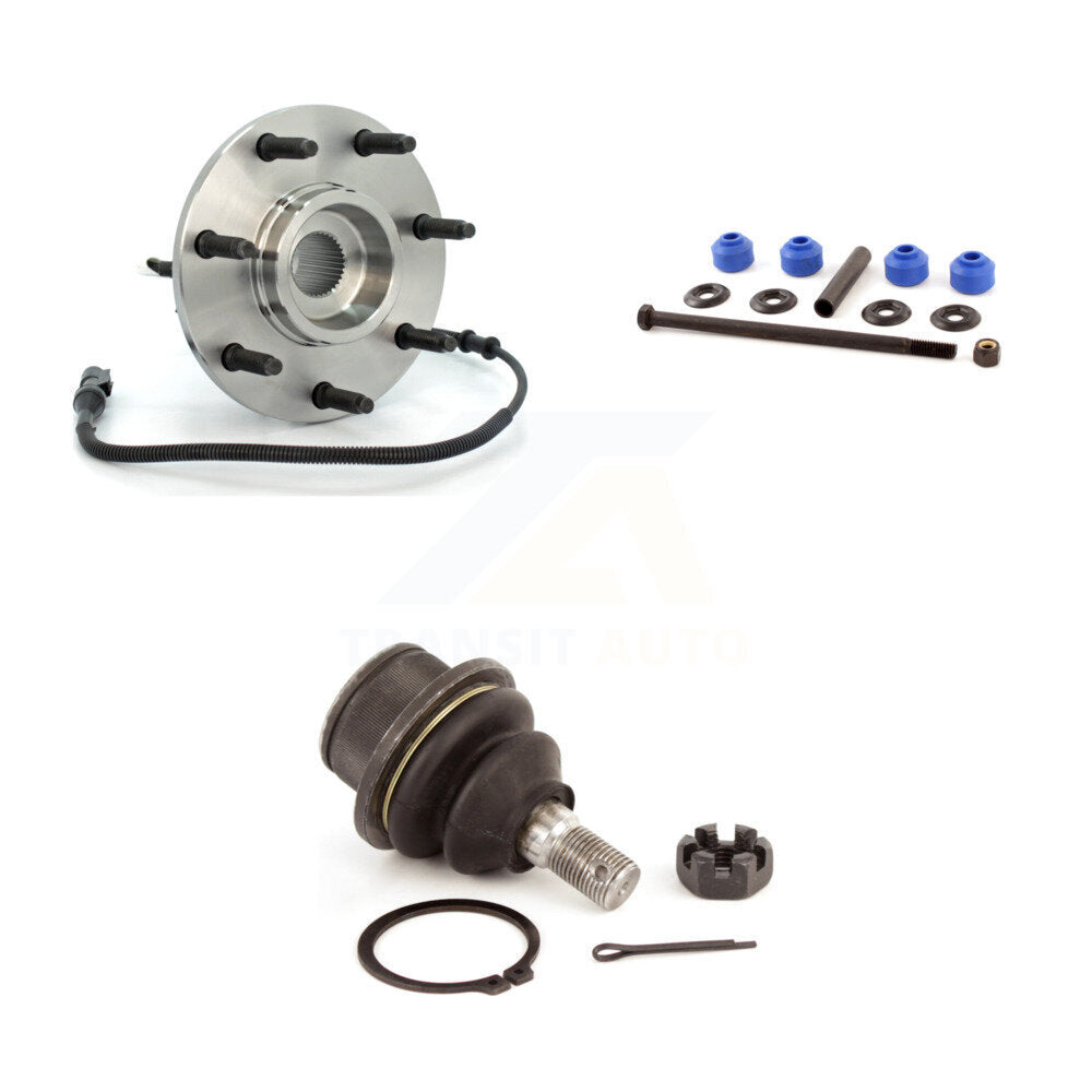 Kit de joints à rotule inférieurs et de barres stabilisatrices, roulement de moyeu avant, pour Ford F-150 Heritag