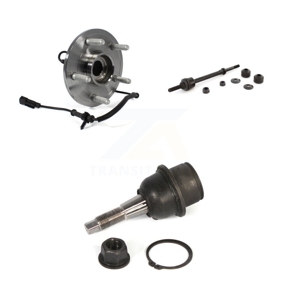 Kit de joints à rotule inférieurs et de barres stabilisatrices, roulement de moyeu avant, pour Ram 1500 Classic 4WD