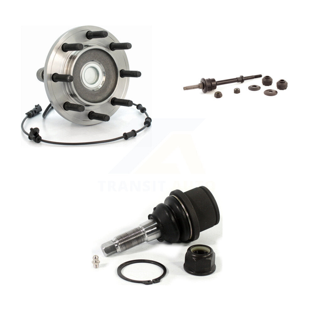 Kit de joint à rotule inférieur et de barre stabilisatrice, roulement de moyeu avant, pour Dodge Ram 2500 350