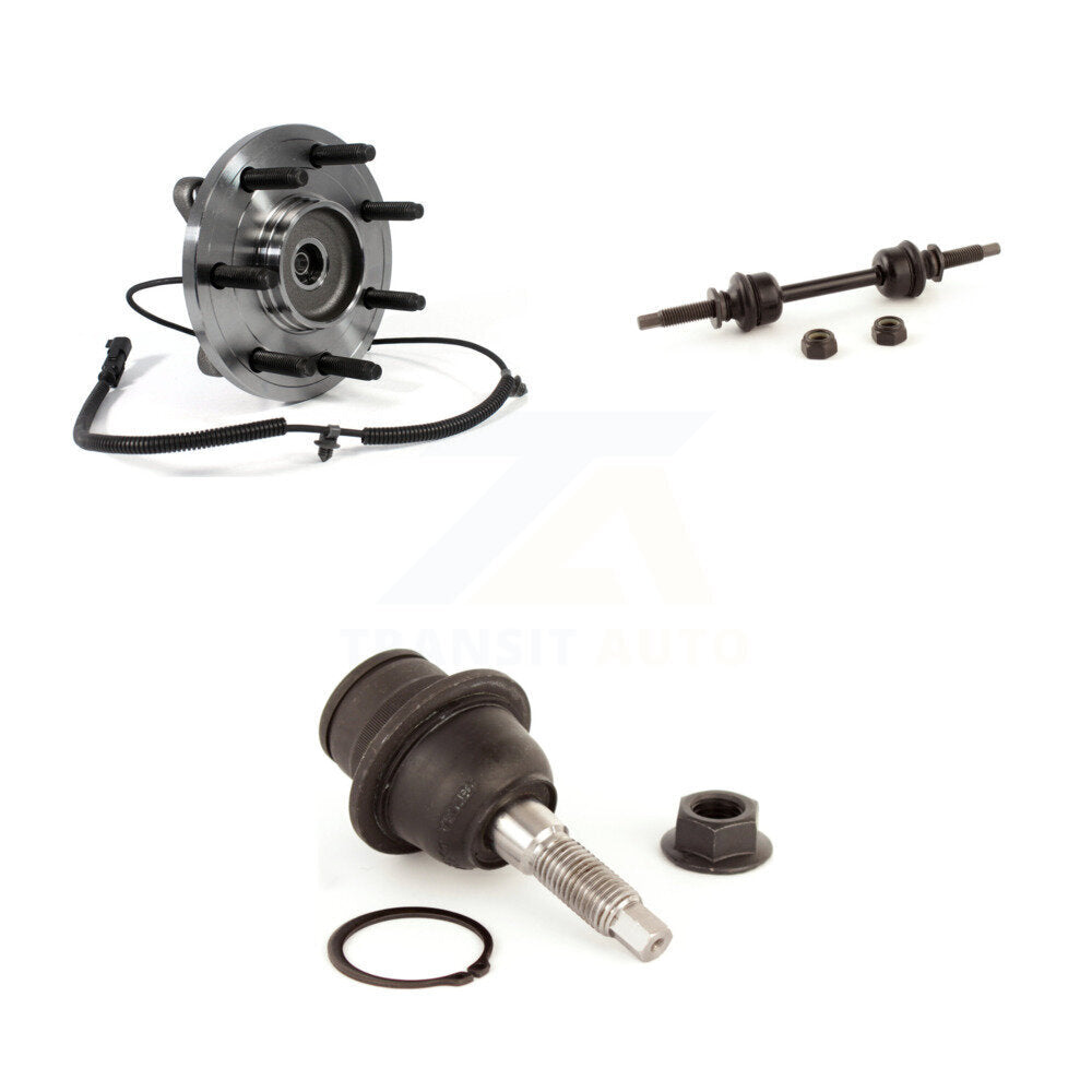 Kit de rotule inférieure et de maillons pour roulement de moyeu avant, pour Ford F-150 avec roue à 7 écrous