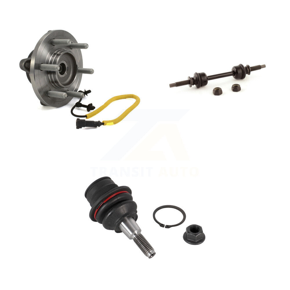 Kit de liaison de roulement de moyeu avant, rotule inférieure et barre stabilisatrice, pour Ford F-15
