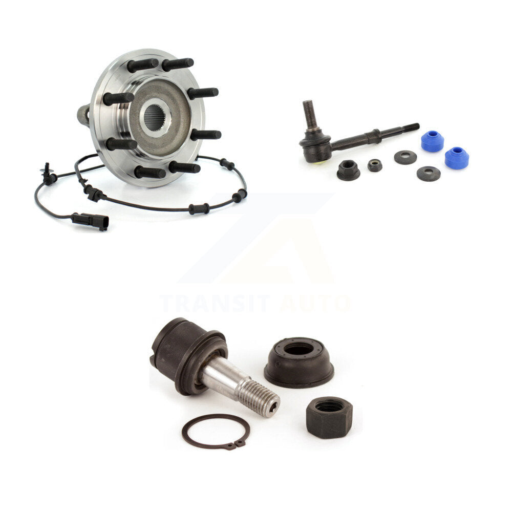 Kit de joint à rotule inférieur et de barre stabilisatrice, roulement de moyeu avant, pour Dodge Ram 2500 350