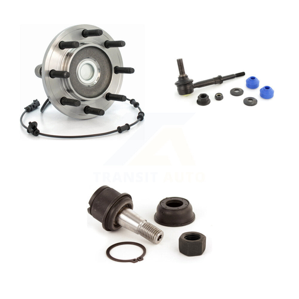 Kit de liaison à rotule inférieure et barre stabilisatrice, roulement avant, pour Dodge Ram 350