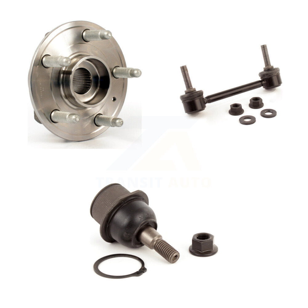 Kit de liaison de stabilisateur de barre stabilisatrice, roulement de moyeu avant, Joint à rotule inférieur, pour Cadillac CT