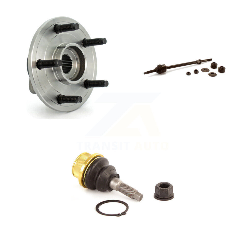 Kit de liaison de rotule inférieure de roulement avant, pour Dodge Ram 1500 4WD avec ABS à 2 roues