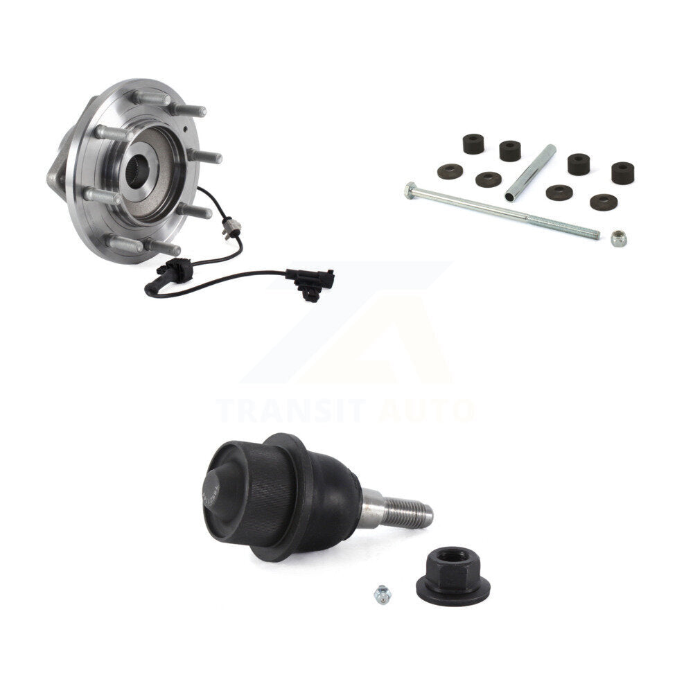 Kit de liaison de rotule inférieure de roulement de moyeu avant, pour GMC Sierra 3500 HD Chevrolet 4W