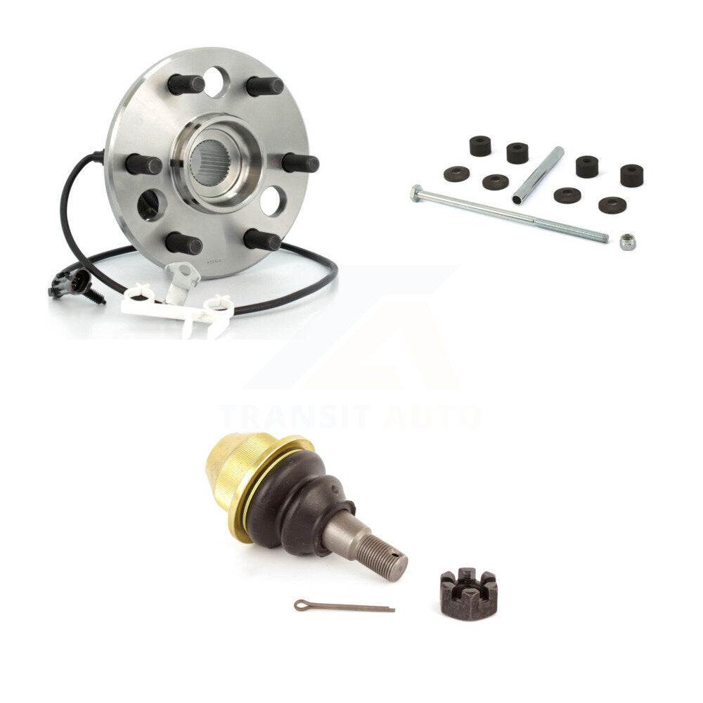 Kit de liaison de barre stabilisatrice de rotule inférieure de roulement avant pour GMC Yukon Cadillac Escalad